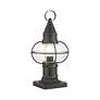 7_Livex Newburyport 15" High Charcoal Outdoor Post Light more views