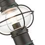 Livex Newburyport 15" High Charcoal Outdoor Post Light in scene
