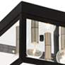 2_Livex Nyack 10 1/2" Wide Black Outdoor Ceiling Light more views