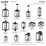3_Livex Nyack 15 1/4" High Bronze and Brass Outdoor Post Light more views