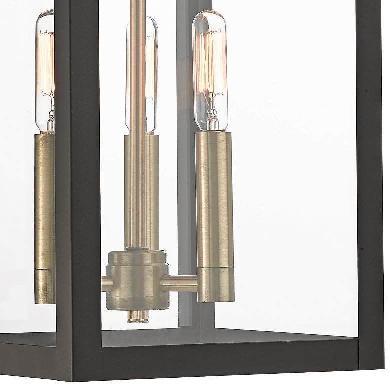 Image 3 Livex Nyack 17 1/2" High Bronze Outdoor Wall Light more views