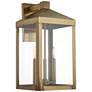 2_Livex Nyack 21 3/4" High Antique Brass Outdoor Wall Light