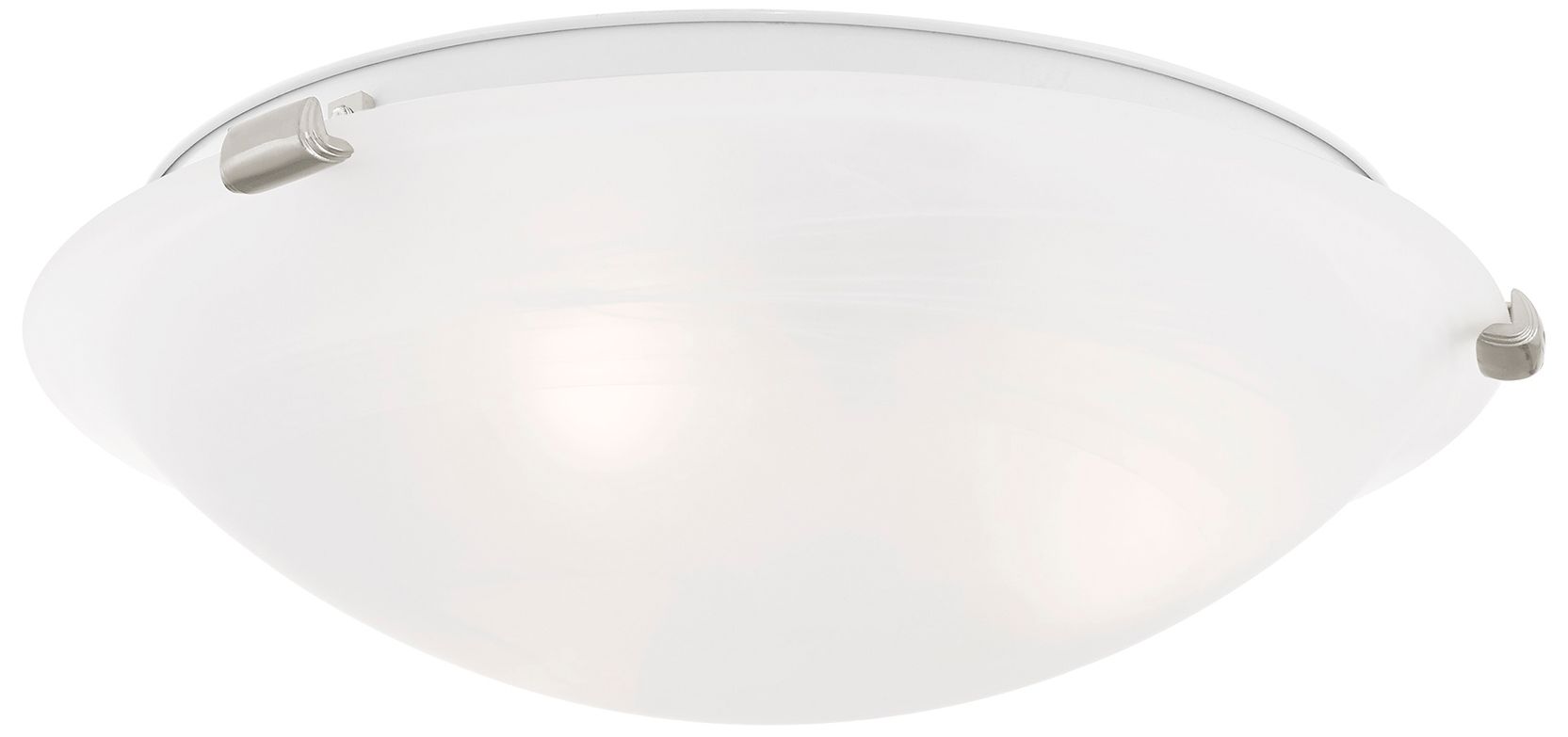 Livex Oasis 16 1/2" Wide Brushed Nickel Ceiling Light