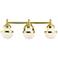 Livex Oldwick 24" Wide Polished Brass 3-Light Bath Light