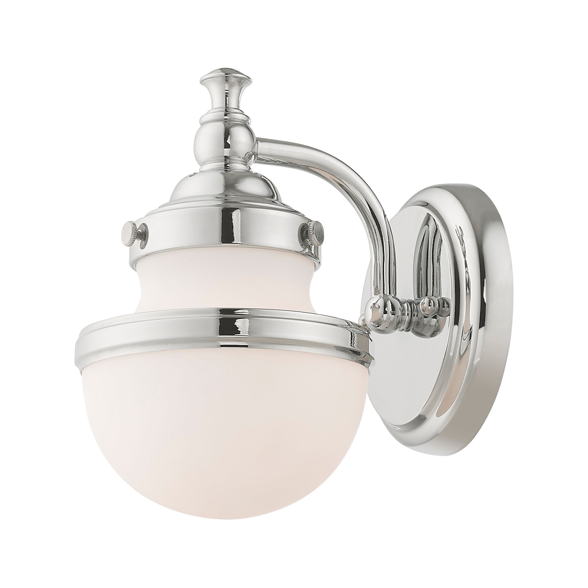 Livex Oldwick 8 1/4" High Brushed Nickel Wall Sconce