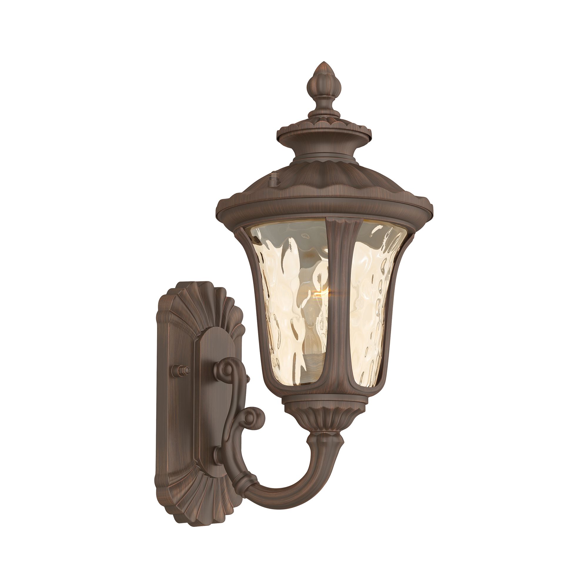 Image 3 Livex Oxford 15 1/2" High Imperial Bronze Outdoor Wall Light more views
