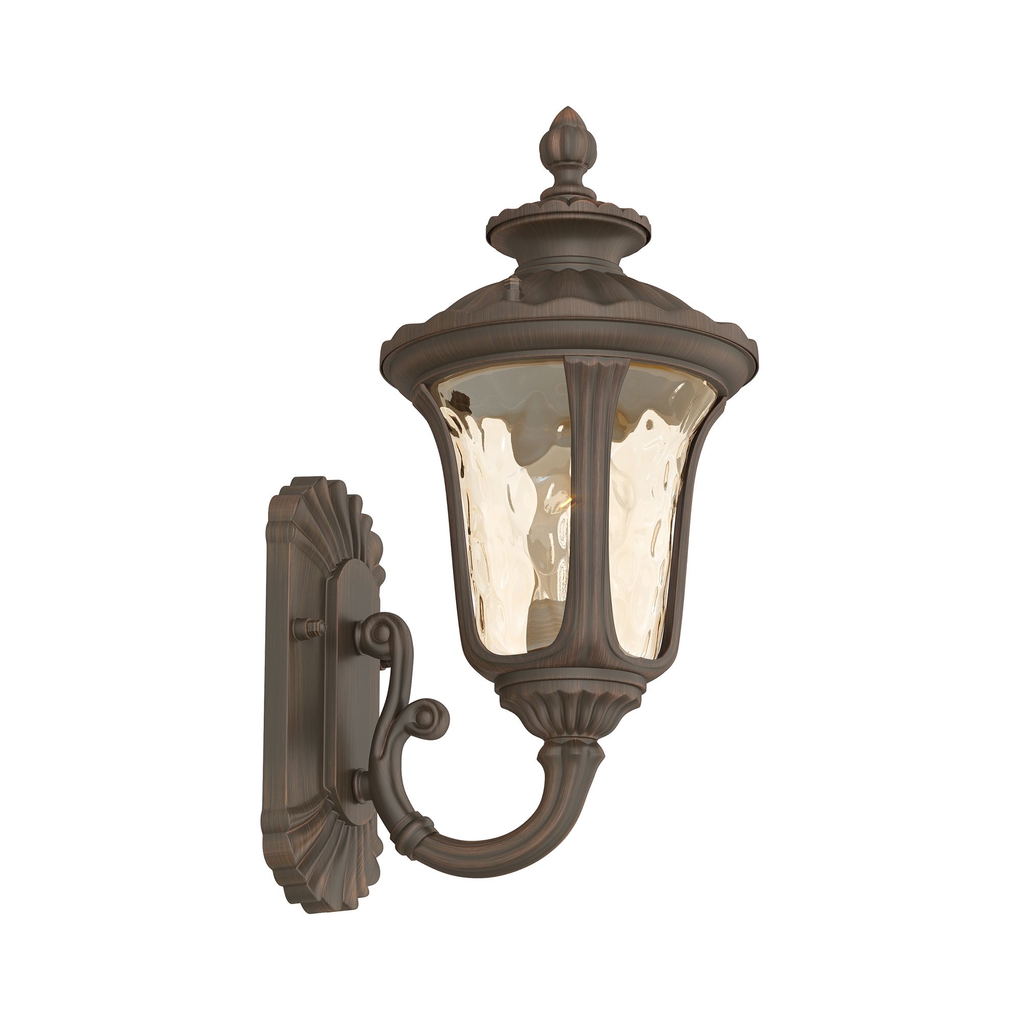 Image 4 Livex Oxford 15 1/2" High Imperial Bronze Outdoor Wall Light more views