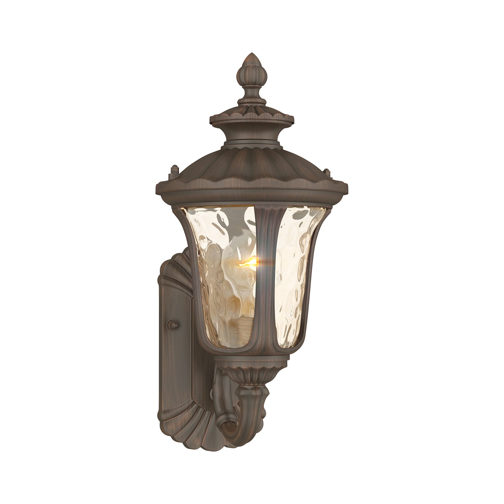 Image 5 Livex Oxford 15 1/2" High Imperial Bronze Outdoor Wall Light more views