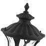 3_Livex Oxford 15 1/2" High Textured Black Lantern Outdoor Post Light more views