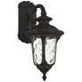 2_Livex Oxford 16 1/4" High Black Downward Lantern Outdoor Wall Light