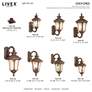4_Livex Oxford 16 1/4" High Imperial Bronze Outdoor Wall Light more views