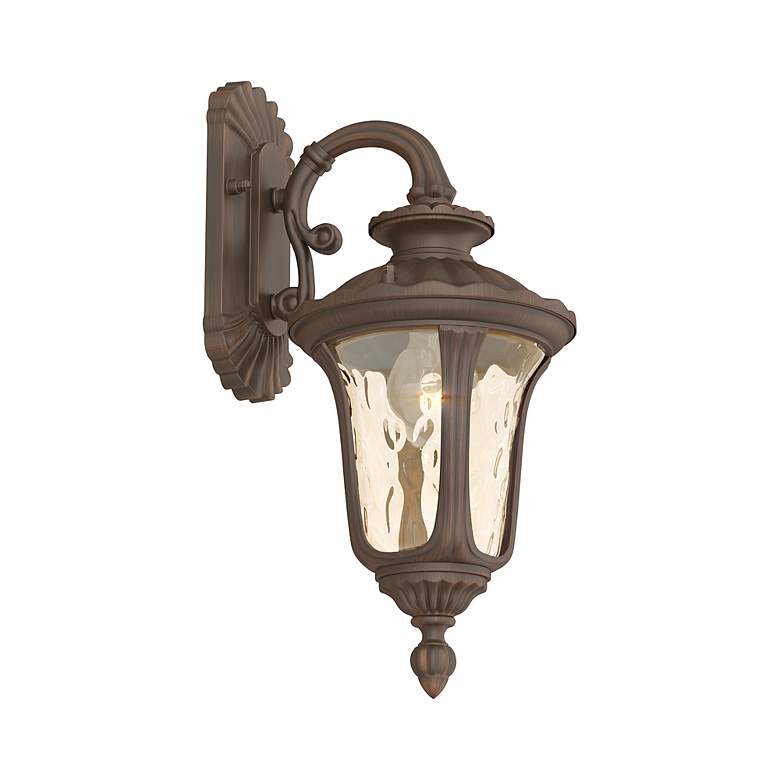 Image 7 Livex Oxford 16 1/4" High Imperial Bronze Outdoor Wall Light more views