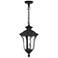 Livex Oxford 17 1/2" High Textured Black Lantern Outdoor Hanging Light