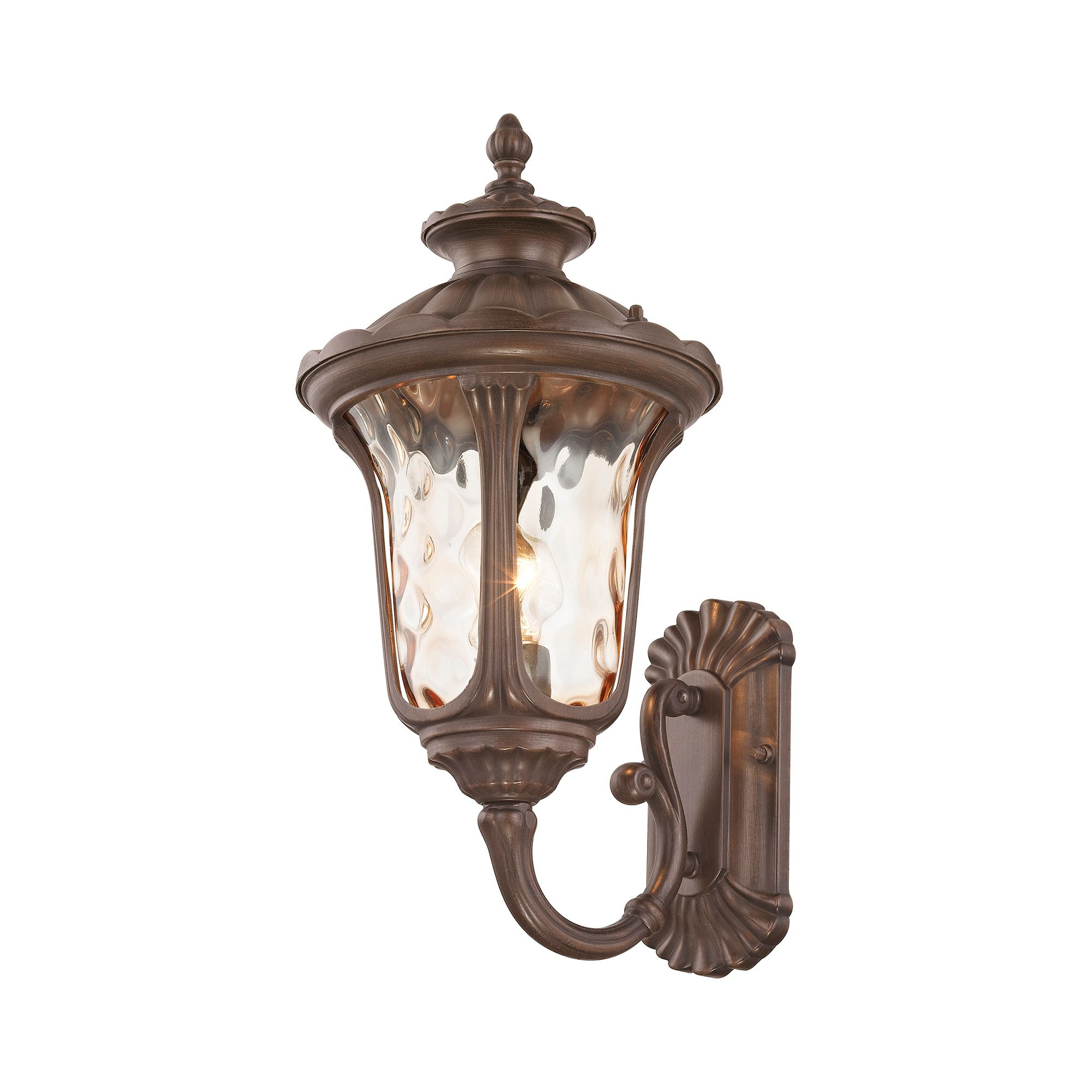 Image 5 Livex Oxford 18" High Imperial Bronze Outdoor Wall Light more views