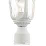 3_Livex Oxford 19" High Textured White Lantern Outdoor Post Light more views