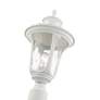 4_Livex Oxford 19" High Textured White Lantern Outdoor Post Light more views