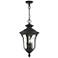 Livex Oxford 20 1/2" High Textured Black Lantern Outdoor Hanging Light