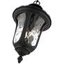 3_Livex Oxford 20 1/2" High Textured Black Lantern Outdoor Hanging Light more views