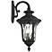 Livex Oxford 22 1/2" High Black Downward Lantern Outdoor Wall Light