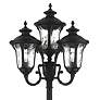 2_Livex Oxford 93" High Textured Black 4-Lantern Outdoor Post Light more views