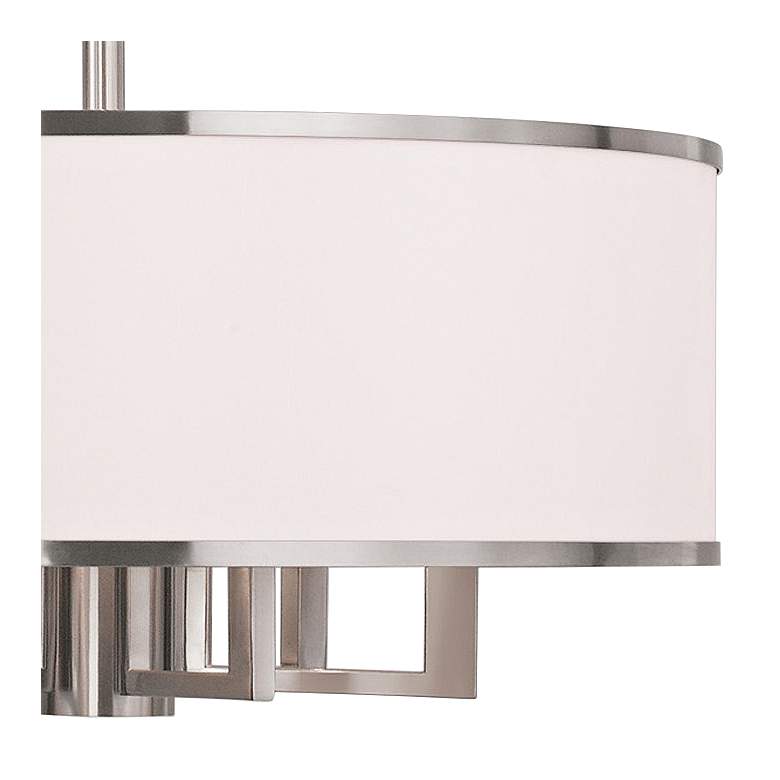 Image 3 Livex Park Ridge 24 inch Brushed Nickel Pendant with Downlight more views