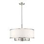 4_Livex Park Ridge 24" Brushed Nickel Pendant with Downlight more views