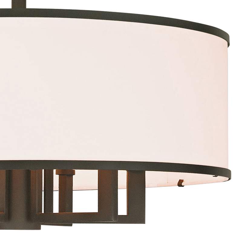 Image 3 Livex Park Ridge 24" Wide 7-Light Bronze Modern Drum Pendant more views