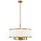 Livex Park Ridge 24" Wide Antique Brass 7-Light Chandelier