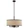 Livex Park Ridge 24" Wide Bronze 6-Light Drum Pendant