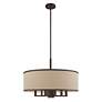 4_Livex Park Ridge 24" Wide Bronze 6-Light Drum Pendant more views