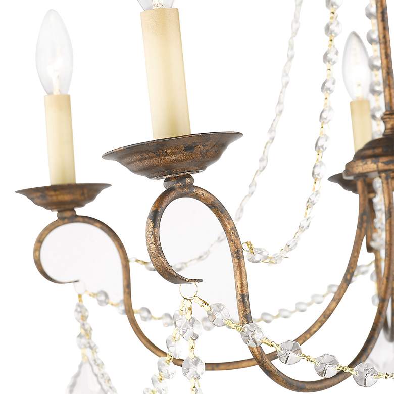 Image 6 Livex Pennington 25" Wide Golden Bronze 5-Light Chandelier more views