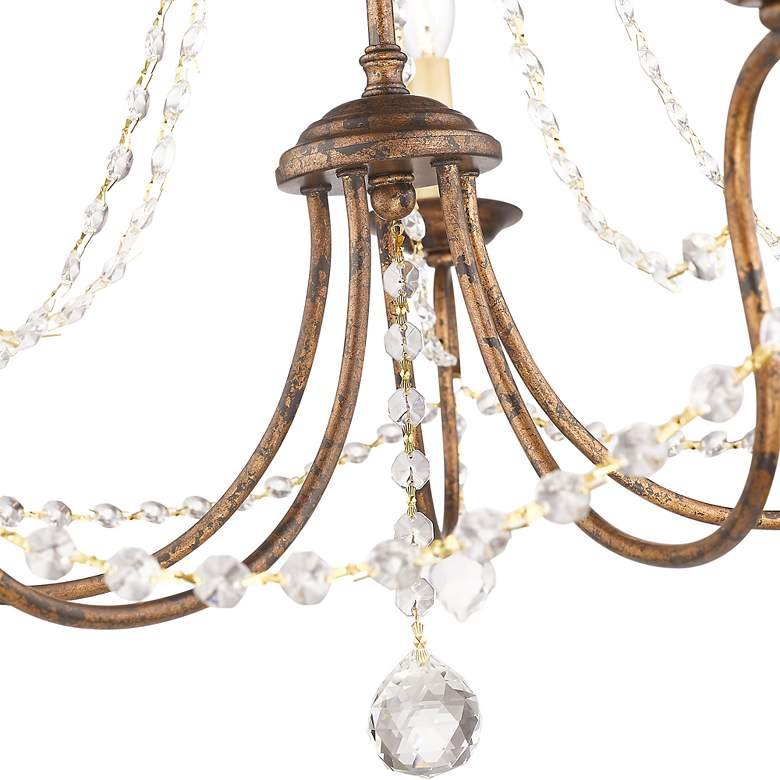 Image 7 Livex Pennington 25" Wide Golden Bronze 5-Light Chandelier more views