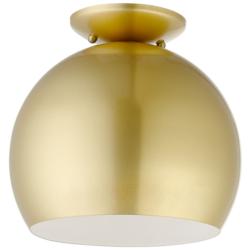 Livex Piedmont 10" Wide Soft Gold Ceiling Light