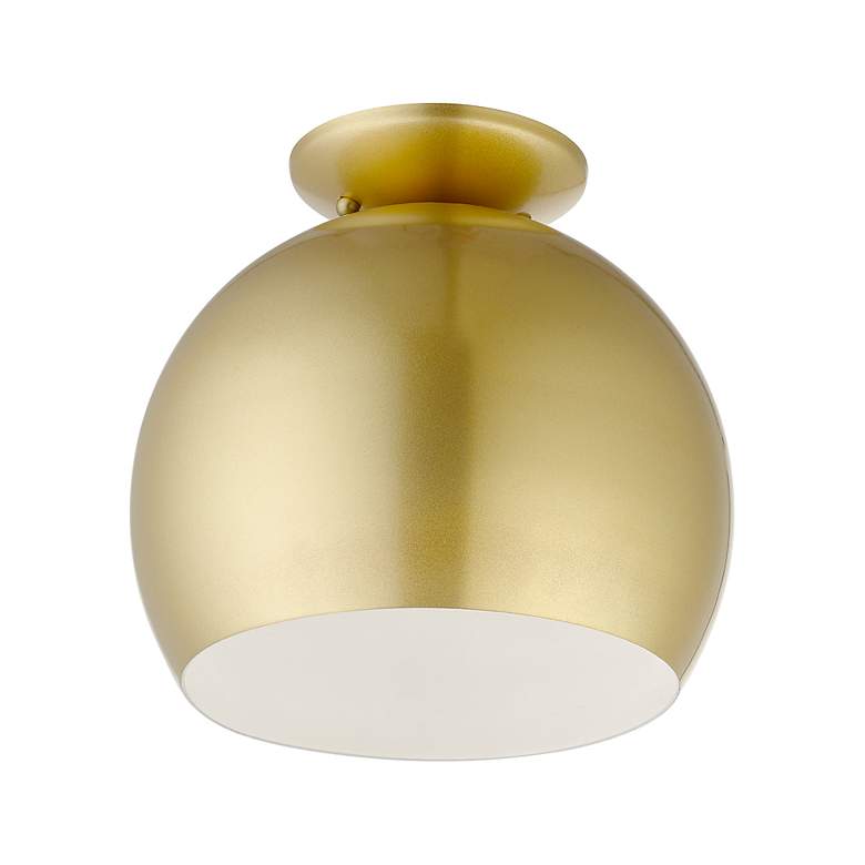 Image 3 Livex Piedmont 10" Wide Soft Gold Ceiling Light more views