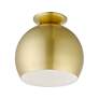 3_Livex Piedmont 10" Wide Soft Gold Ceiling Light more views