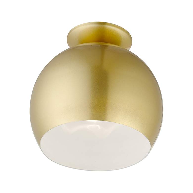 Image 4 Livex Piedmont 10" Wide Soft Gold Ceiling Light more views