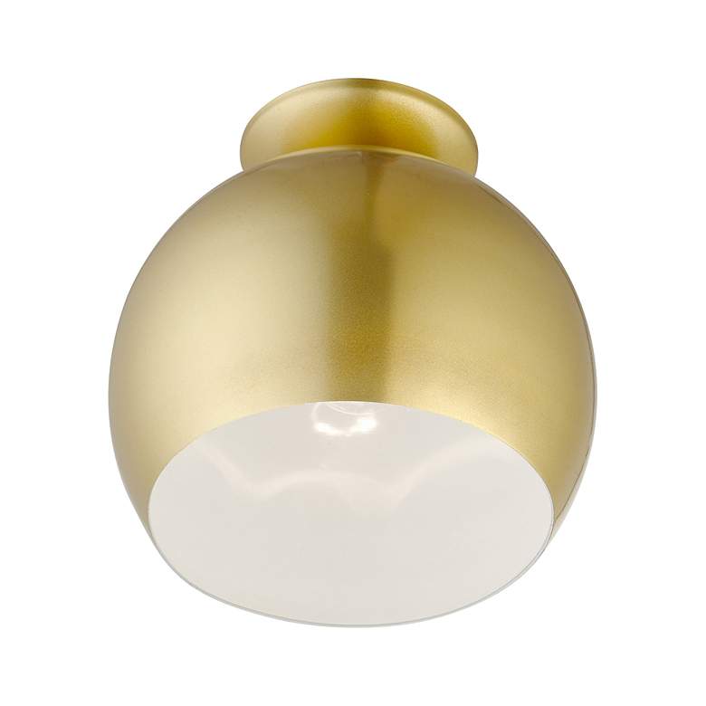Image 5 Livex Piedmont 10" Wide Soft Gold Ceiling Light more views