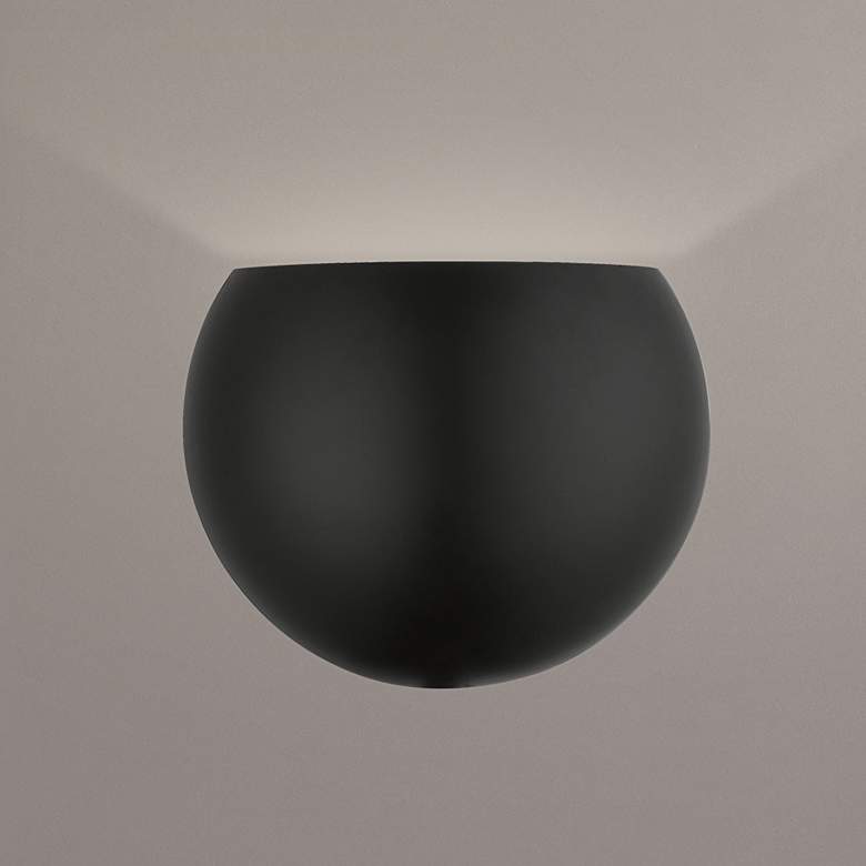Image 2 Livex Piedmont 9.75" Wide 1-Light Black Modern Wall Sconce