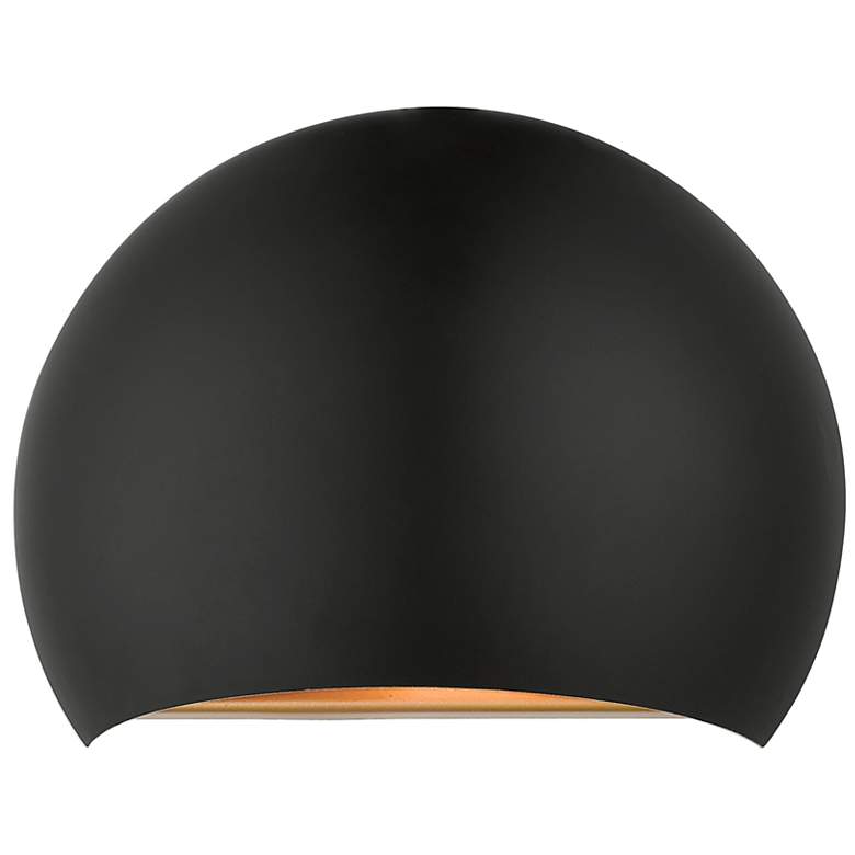 Image 7 Livex Piedmont 9.75 inch Wide 1-Light Black Modern Wall Sconce more views