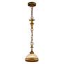 6_Livex Seville 7 1/4" Wide Palacial Bronze Art Glass Mini Pendant more views