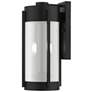 2_Livex Sheridan 16" High Black and Nickel Outdoor Wall Light