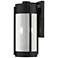 Livex Sheridan 16" High Black and Nickel Outdoor Wall Light