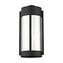 5_Livex Sheridan 16" High Black and Nickel Outdoor Wall Light more views