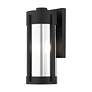 6_Livex Sheridan 16" High Black and Nickel Outdoor Wall Light more views