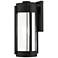 Livex Sheridan 18 3/4"H Black and Nickel Outdoor Wall Light