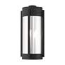 5_Livex Sheridan 18 3/4"H Black and Nickel Outdoor Wall Light more views
