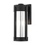 6_Livex Sheridan 18 3/4"H Black and Nickel Outdoor Wall Light more views