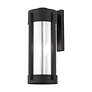 7_Livex Sheridan 18 3/4"H Black and Nickel Outdoor Wall Light more views