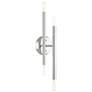 3_Livex Soho 17" High 4-Light Polished Chrome Modern Wall Sconce