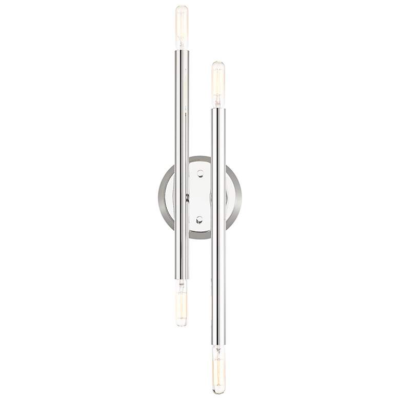 Image 6 Livex Soho 17" High 4-Light Polished Chrome Modern Wall Sconce more views
